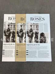 Roses News Paper Buket Kağıdı