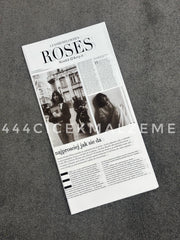 Roses News Paper Buket Kağıdı