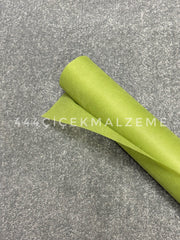 buketler için elyaf tela kumaş açık yeşil