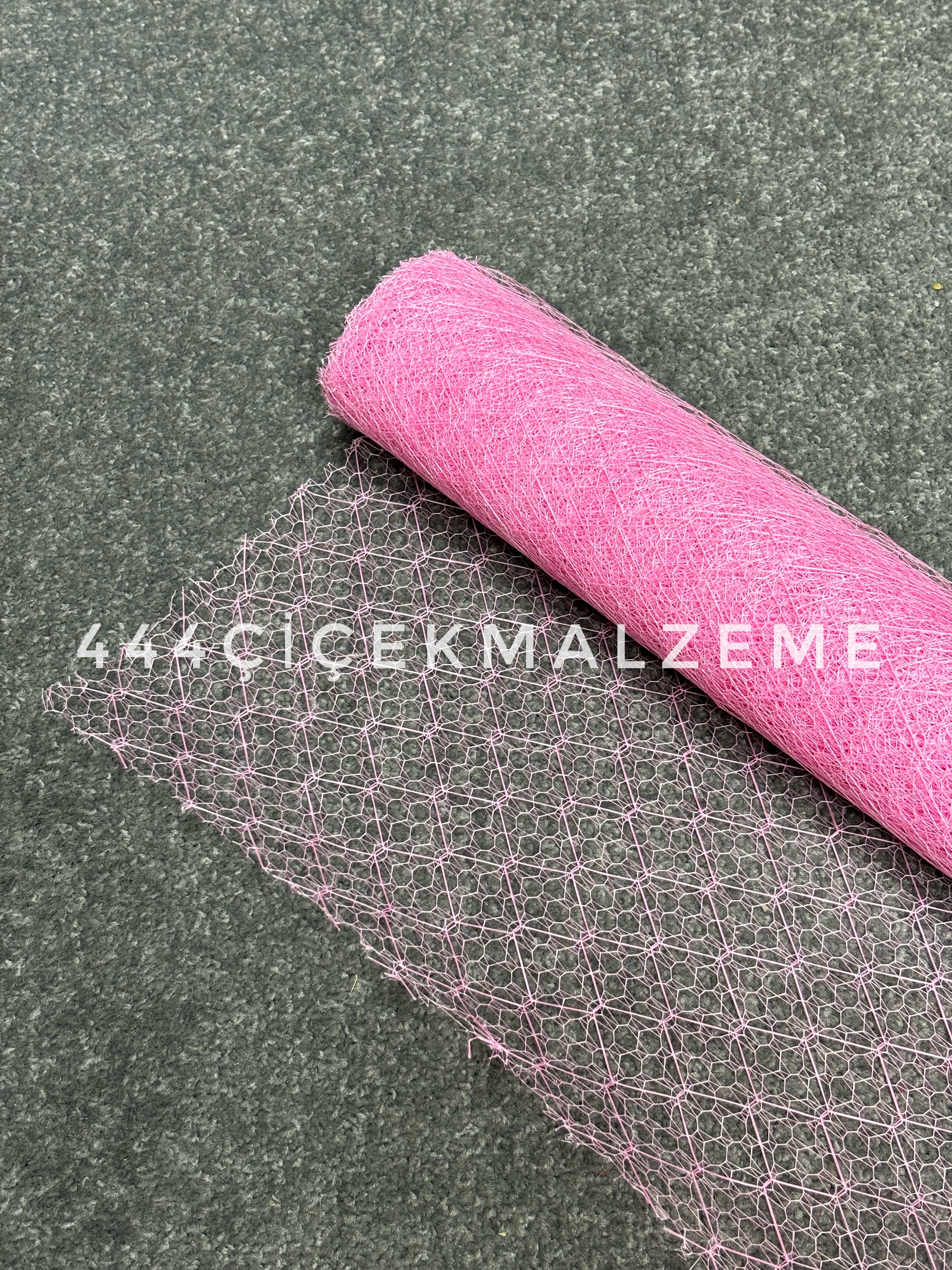 buketlik tergal tül pembe