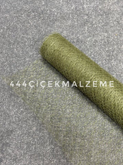 buketlik tergal tül yeşil