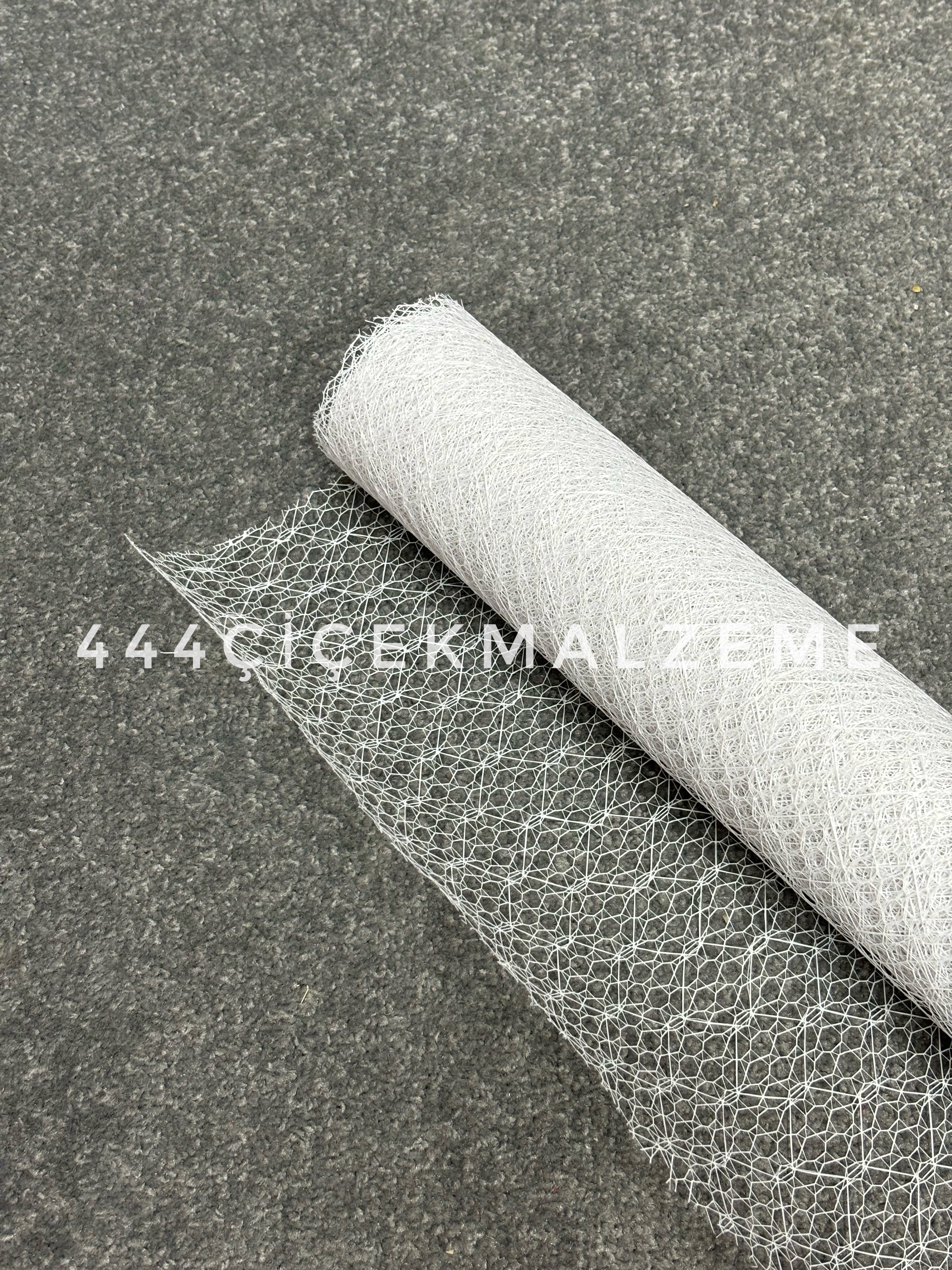 buketlik tergal tül beyaz