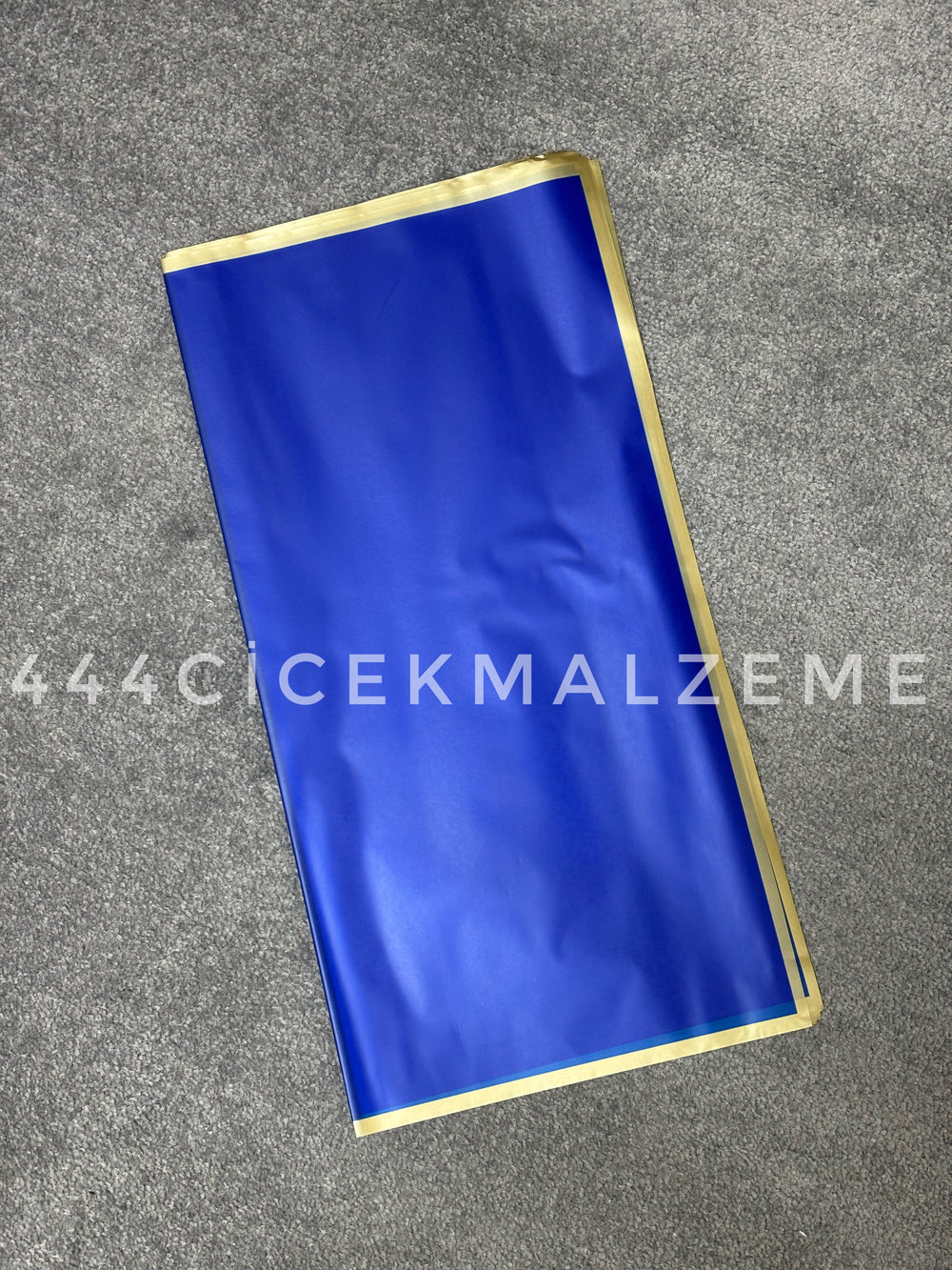 gold çizgili buket kağıdı lacivert