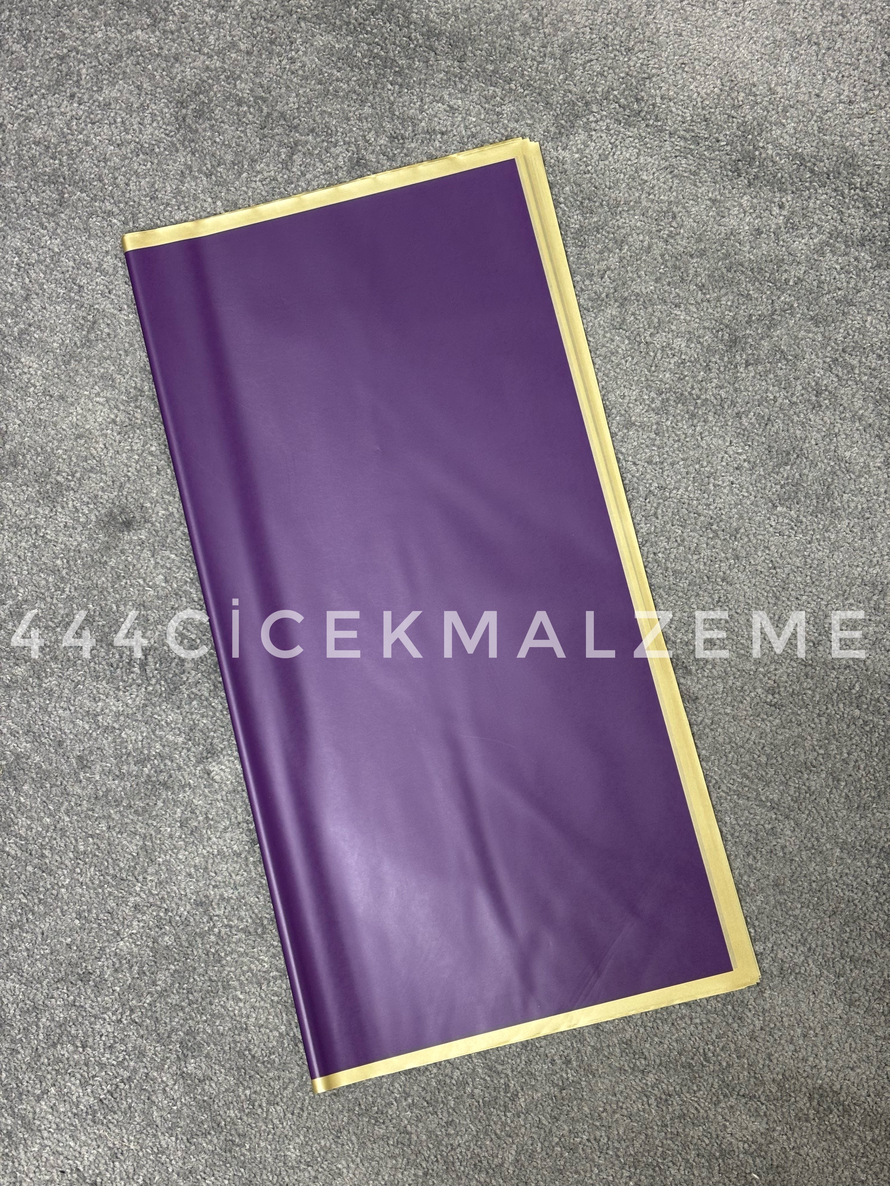 gold çizgili buket kağıdı murdum