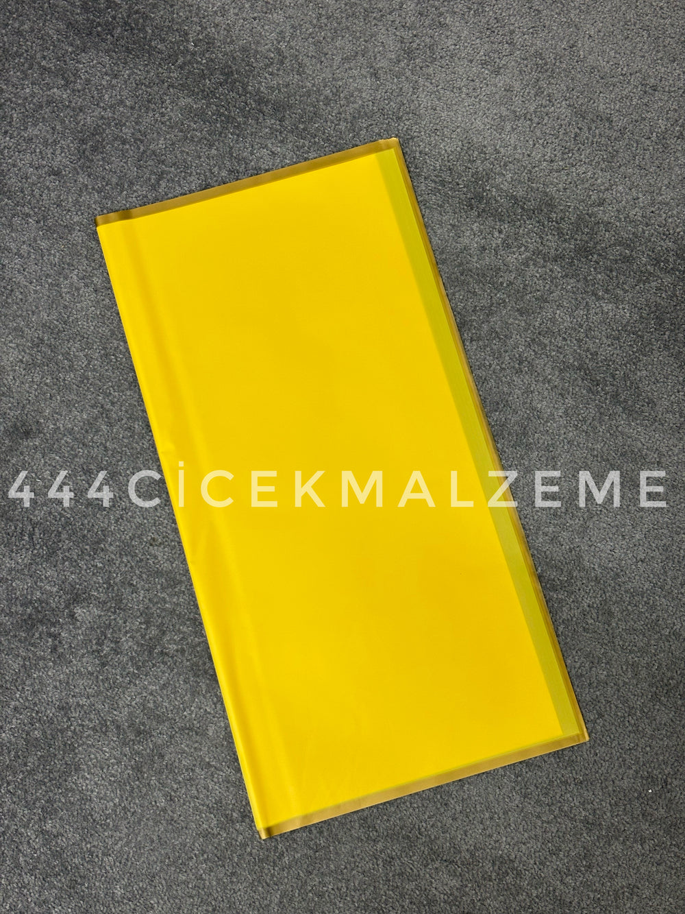 gold çizgili buket kağıdı sarı