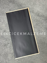 gold çizgili buket kağıdı siyah