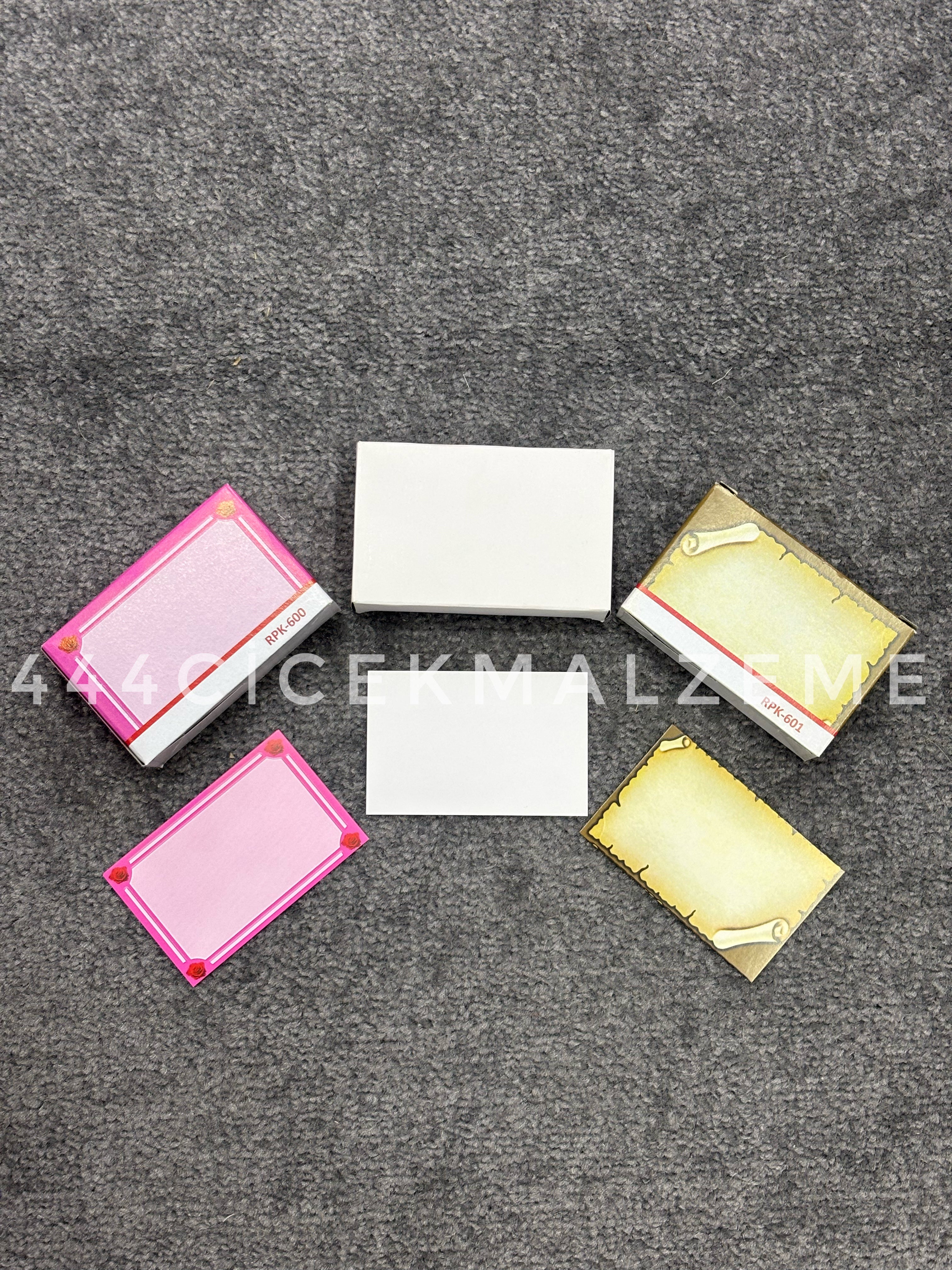 Çiçekçi Not Kartı