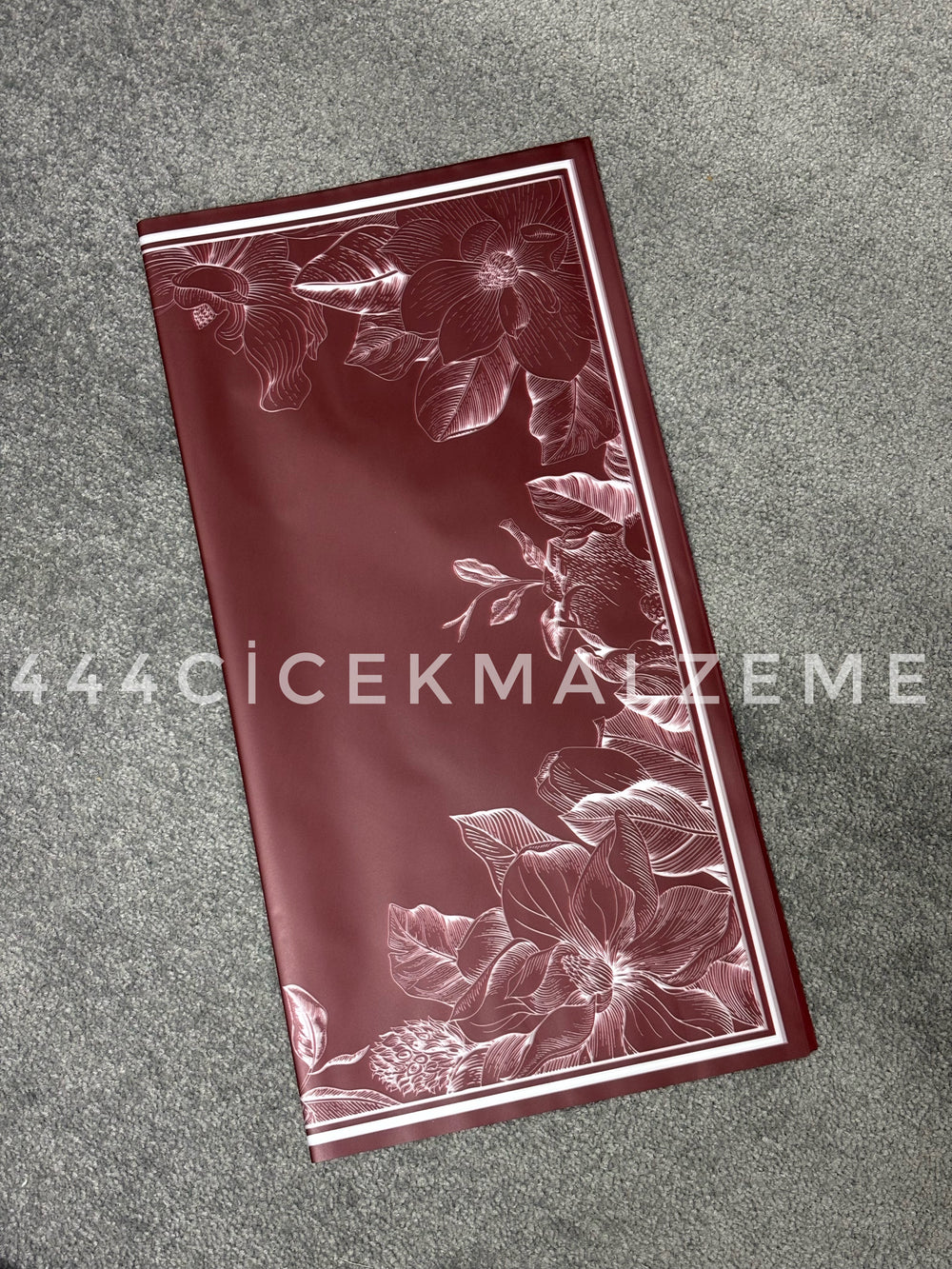 zambak desenli çiçek kağıdı