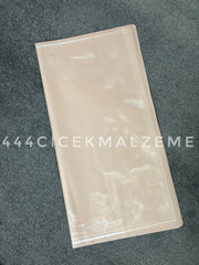 zambak desenli pembe jelatin